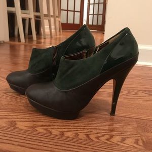 Charles David Leather & Suede Booties